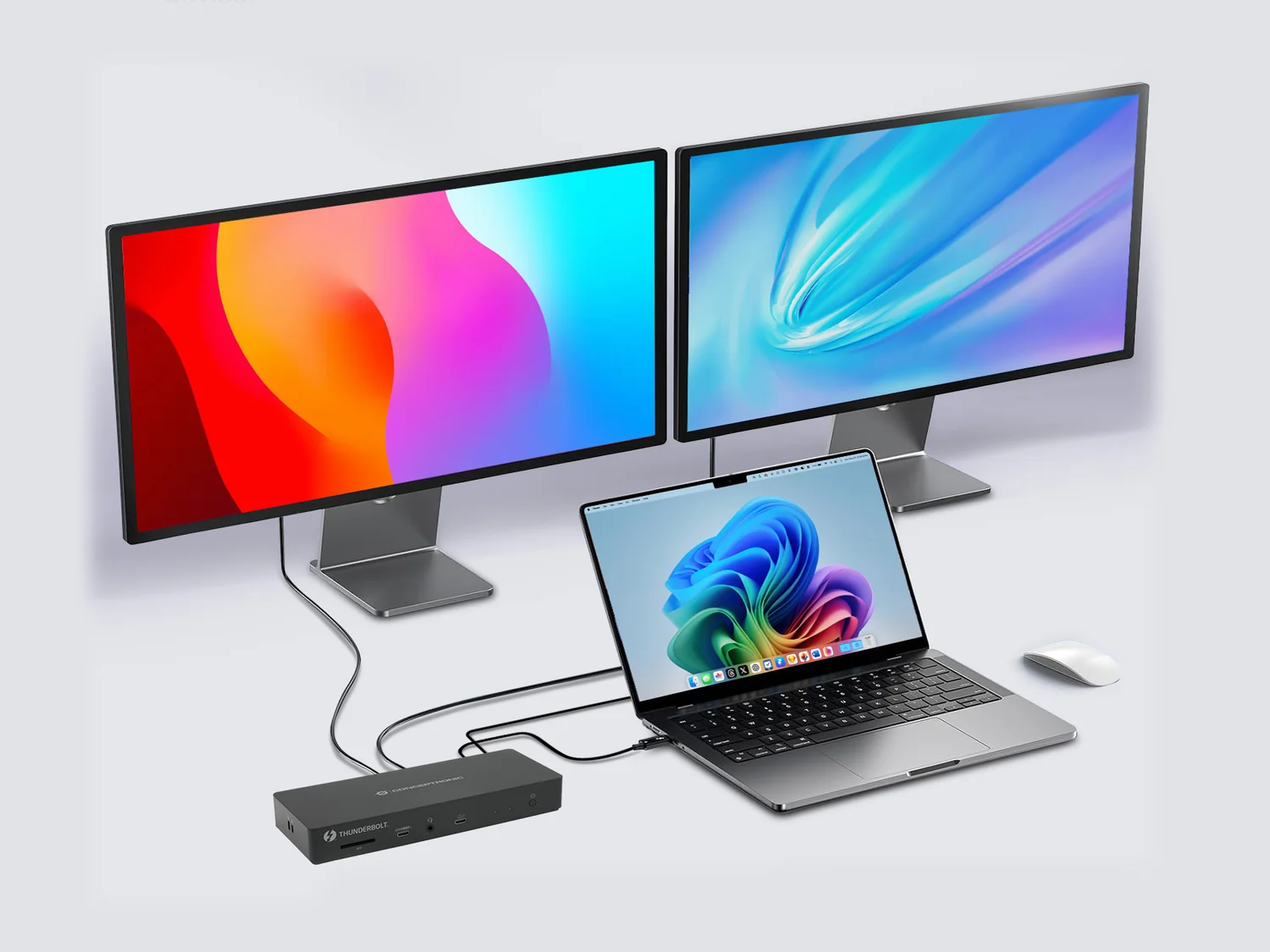 Docking Station Conceptronic DONN30B Thunderbolt 4 13-em-1 HDMI 8K PD 96W - Imagem 5