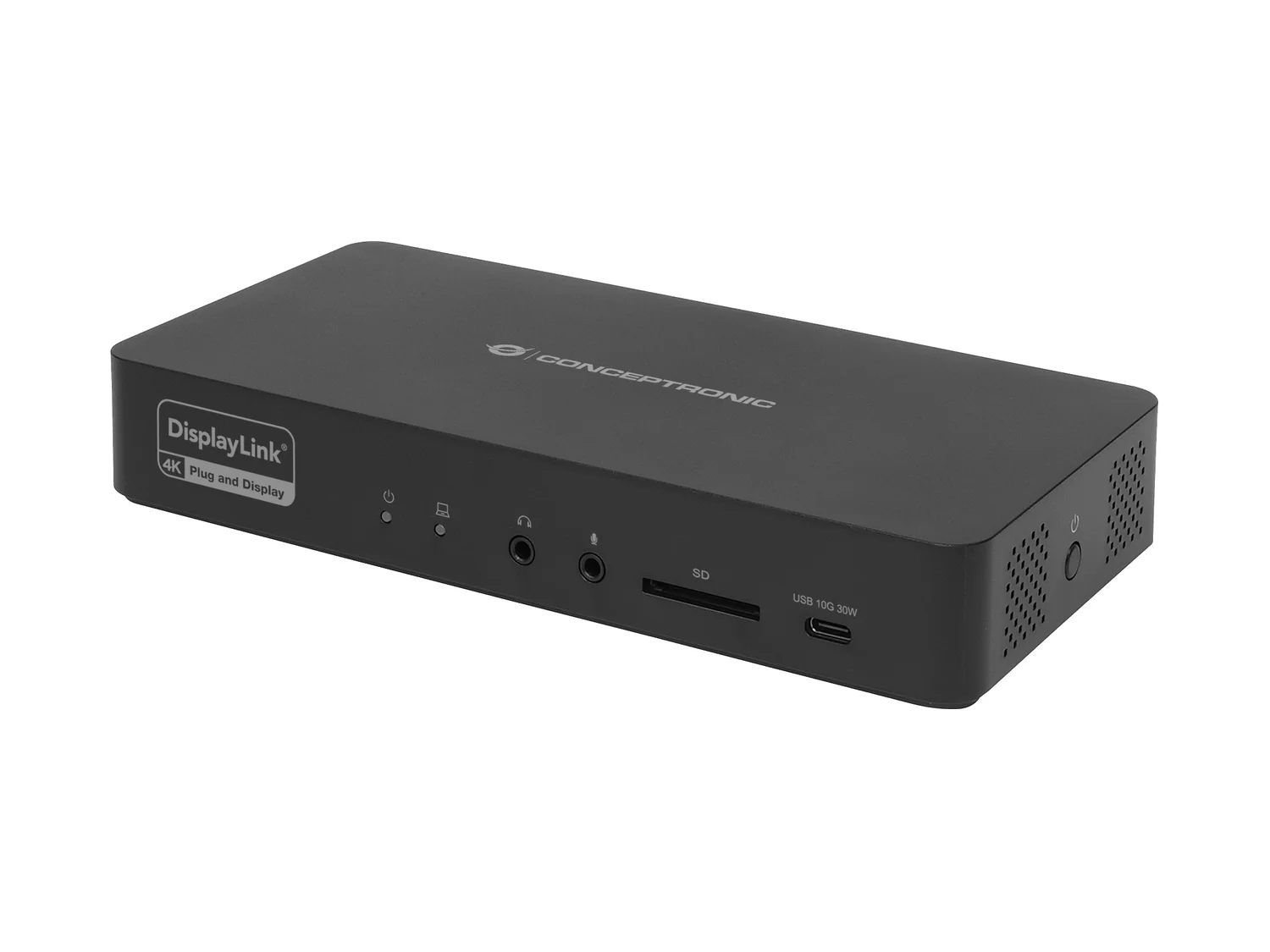 Docking Station USB4 Conceptronic DONN31B 6-em-1 8K HDMI 2.5GbE Leitor SD 100W - Imagem 4