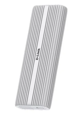 Caixa SSD externa D-Link DSP-411 M.2 NVMe USB-C 4.0 40Gbps alumínio - Imagem 1