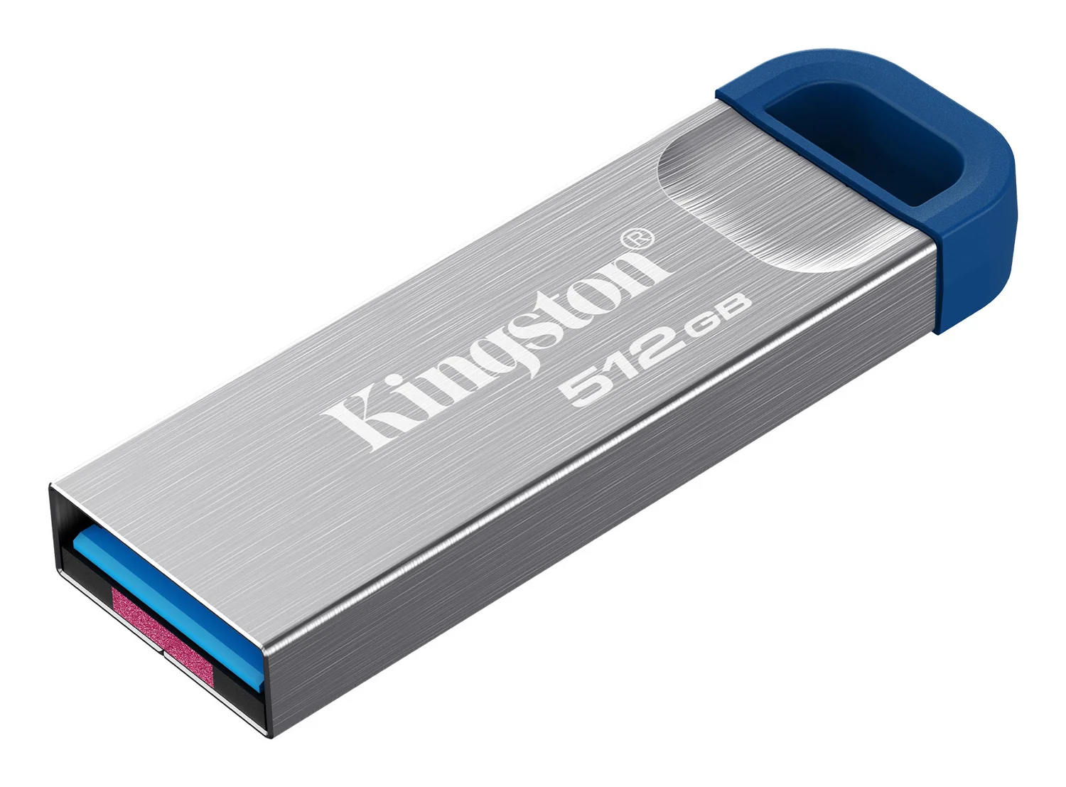Pen Drive Kingston DataTraveler Kyson 512GB USB 3.2 Gen 1 220MB/s Metal Aço Inoxidável - Imagem 3