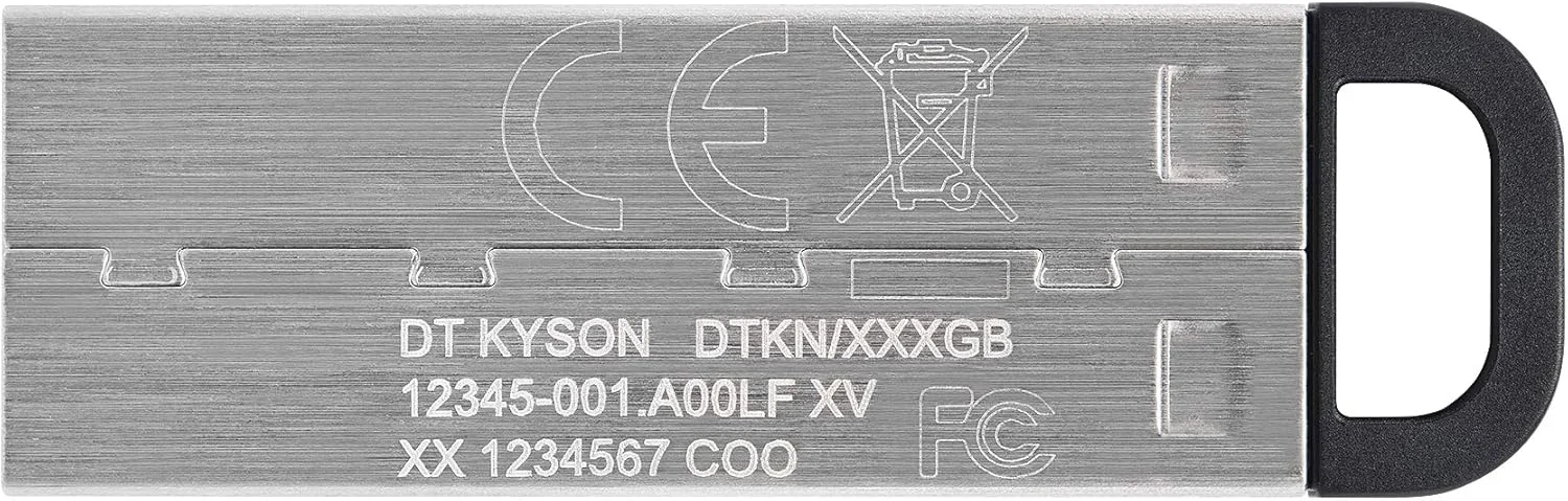 Pen USB Kingston DataTraveler Kyson 256GB USB 3.2 Gen 1 Metal - Imagem 3