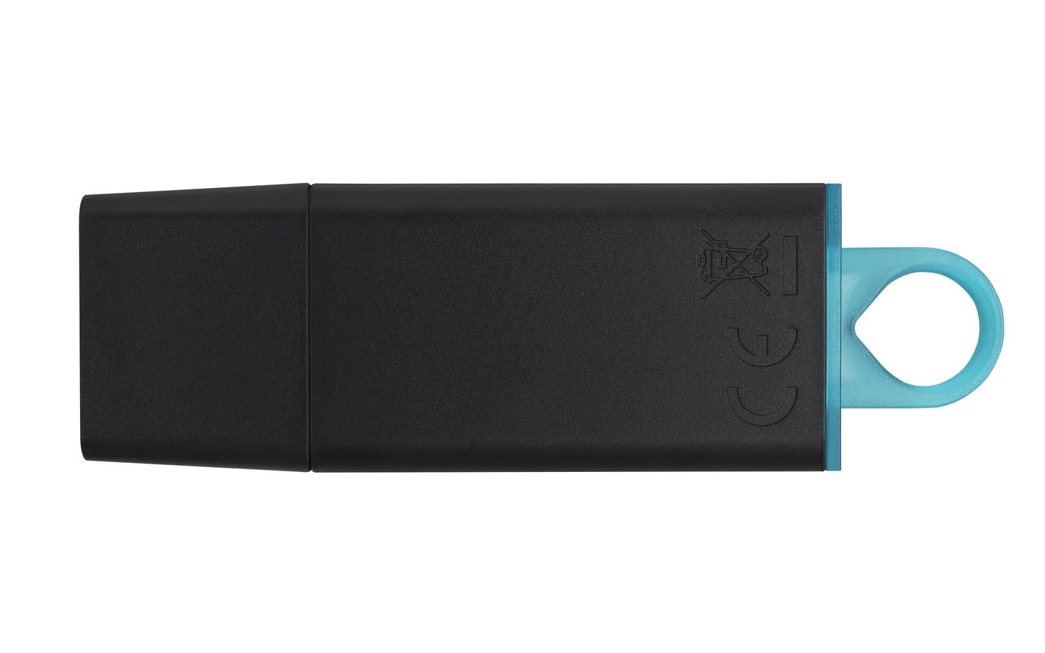 Pen USB Kingston DataTraveler Exodia 64GB USB-A 3.2 Gen 1 Preto/Turquesa - Imagem 2