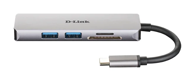 Hub USB-C D-Link DUB-M530 5 em 1 HDMI 4K Leitor SD/microSD - Imagem 2