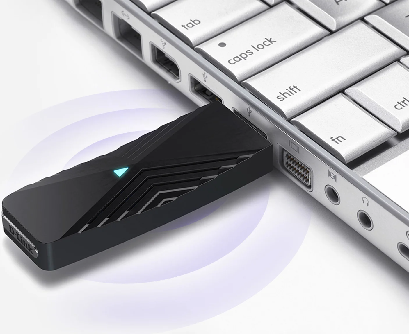 Adaptador USB Wi-Fi D-Link DWA-X1850 AX1800 Wi-Fi 6 Dual-Band USB 3.2 para PC e Laptop - Imagem 5