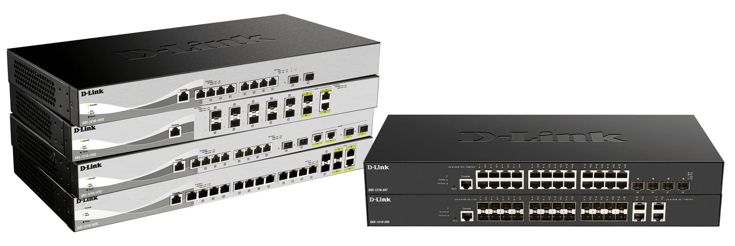 Switch de rede D-Link DXS-1210-16TC 12 portas 10GBASE-T 2 SFP+ Smart Managed - Imagem 3