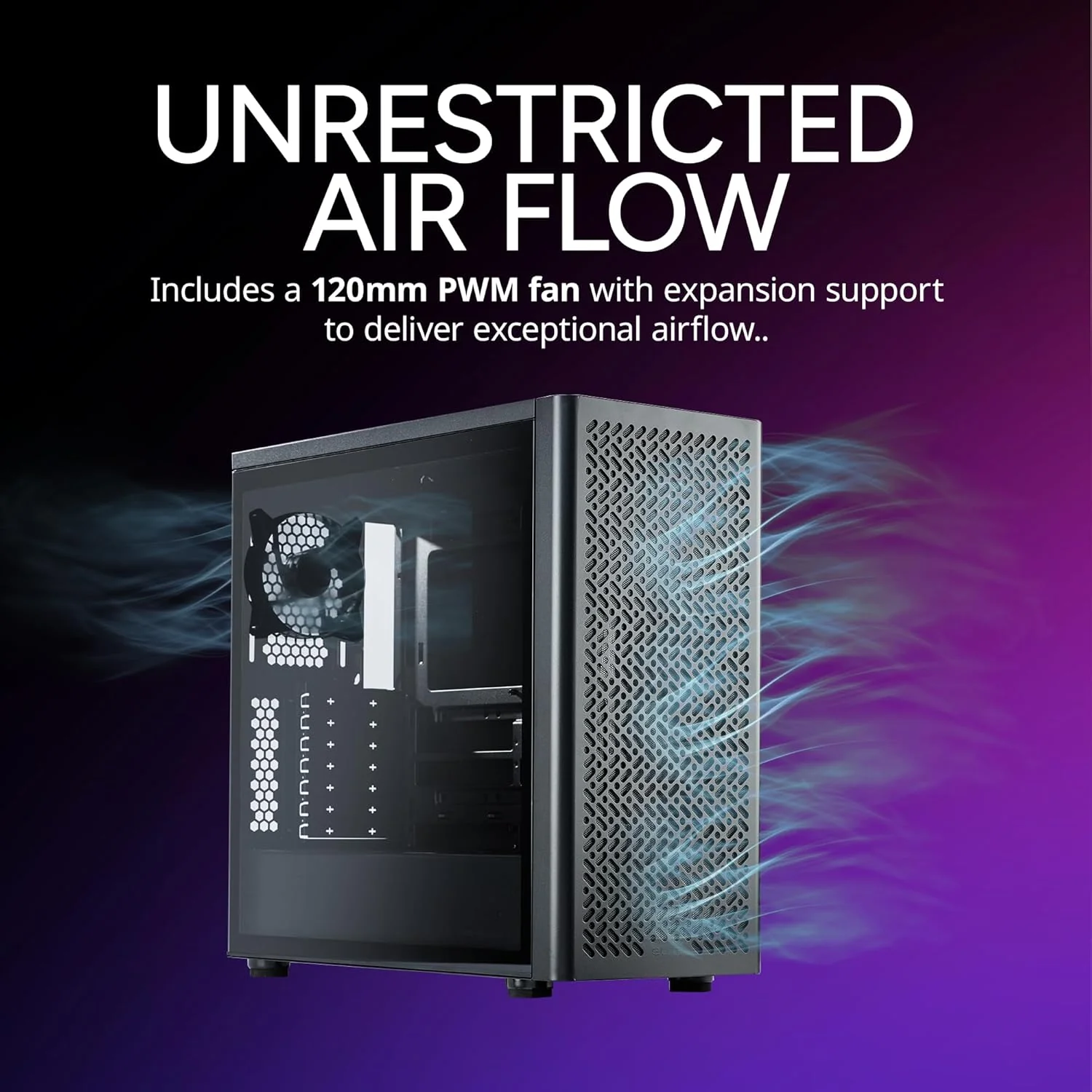 Caixa de PC Cooler Master Elite 502 Lite Mid-Tower ATX - Imagem 6
