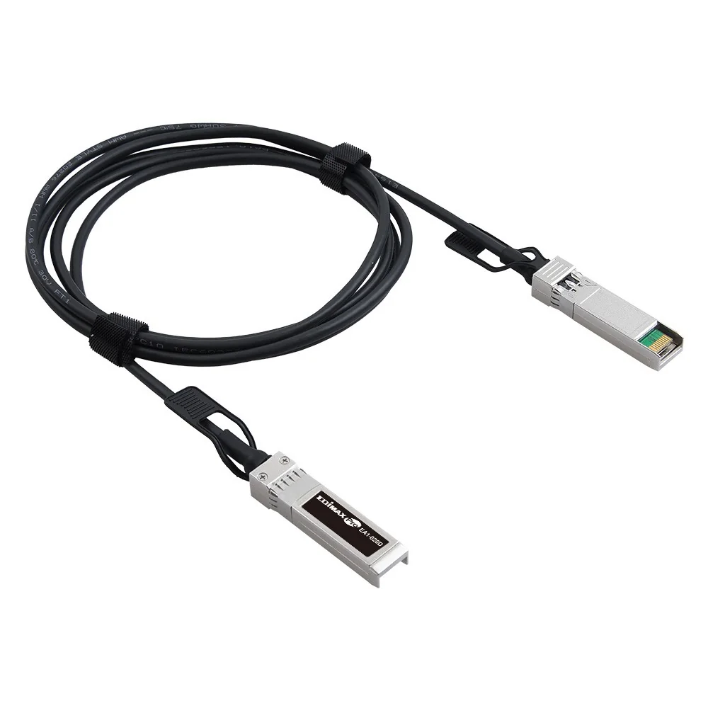 Cabo DAC Edimax EA1-020D SFP+ Direct Attached 2 metros 10GBase para switches 10G - Imagem 1