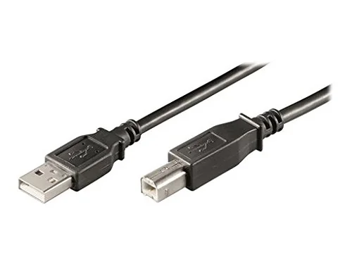 Cabo USB 2.0 Ewent EC1003 tipo A macho para B macho 1m preto