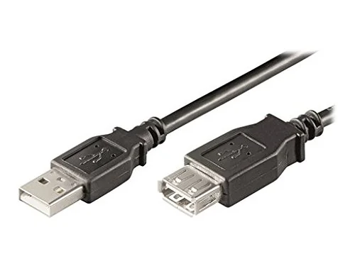 Cabo extensão USB 2.0 Ewent EC1014 A macho fêmea 5m preto - Imagem 1