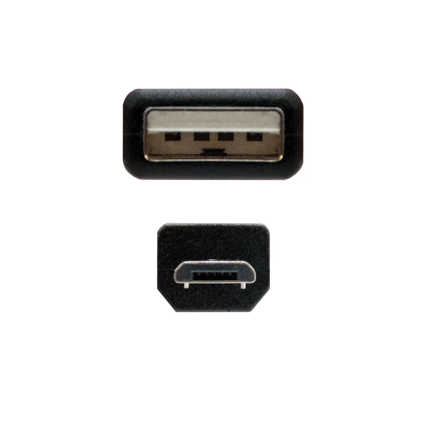 Cabo USB-A para Micro-USB A 1,8m USB 2.0 480Mbps Ewent EC1020 Preto - Imagem 3