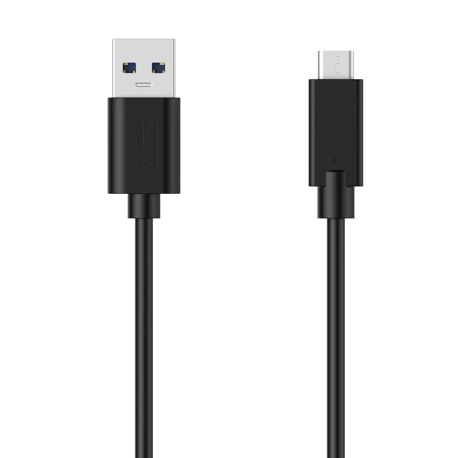 Cabo USB-A para USB-C 1,8m USB 3.2 Gen 1 5Gbps Ewent EC1043 Preto