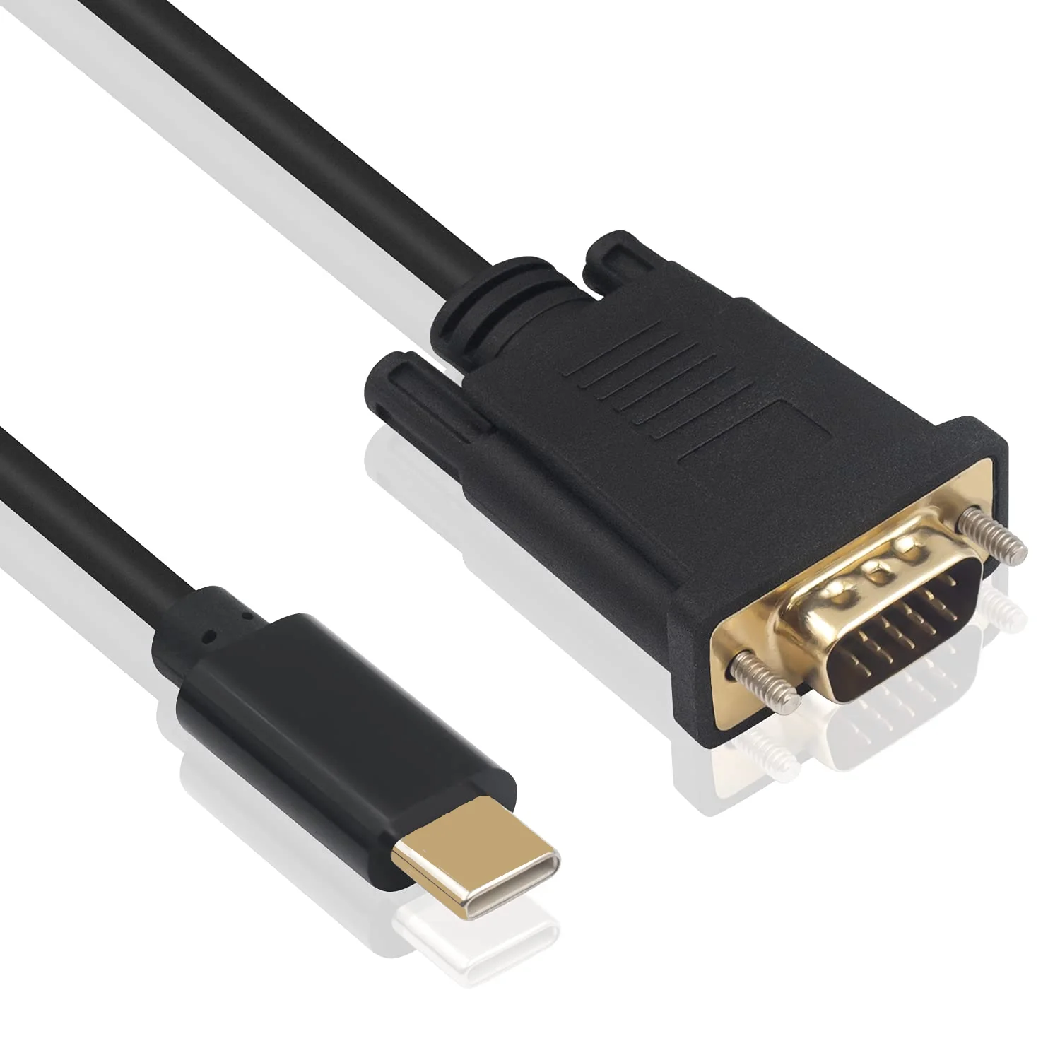 Cabo Adaptador Ewent EC1052 USB-C para VGA Full HD 1080p 60Hz 1,8 m