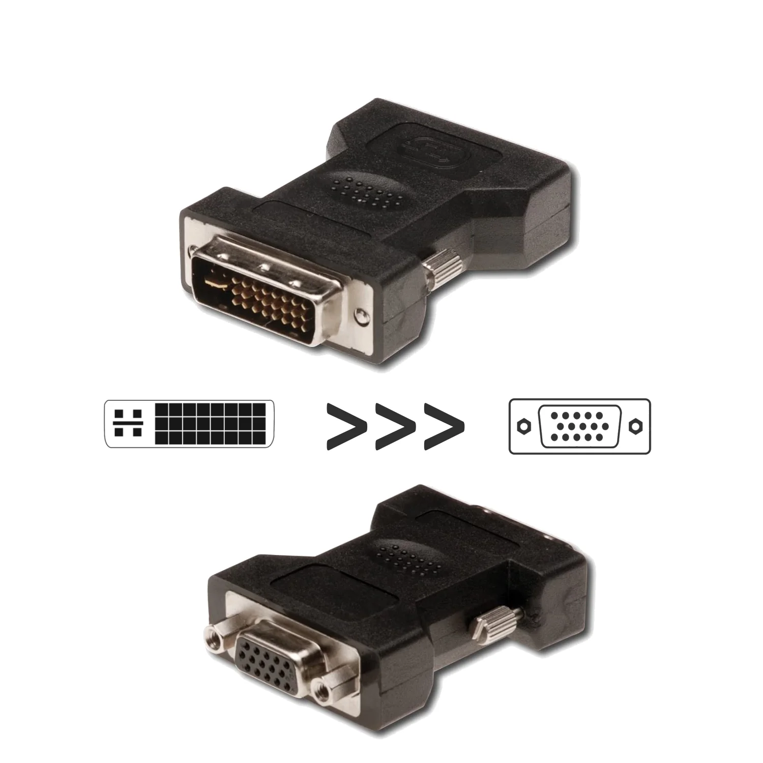 Adaptador DVI-I para VGA Ewent EC1250 24+5 macho para VGA fêmea - Imagem 4
