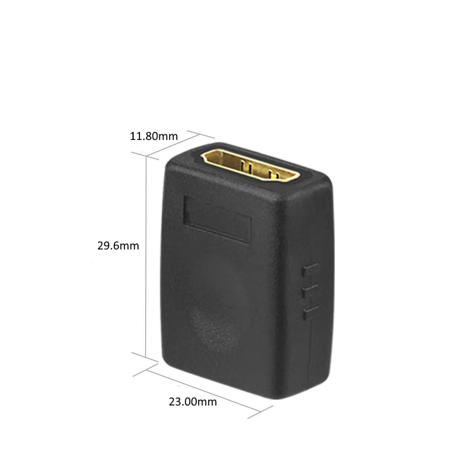 Adaptador HDMI Fêmea para HDMI Fêmea Ewent EC1373 União de Cabos 4K Preto - Imagem 3