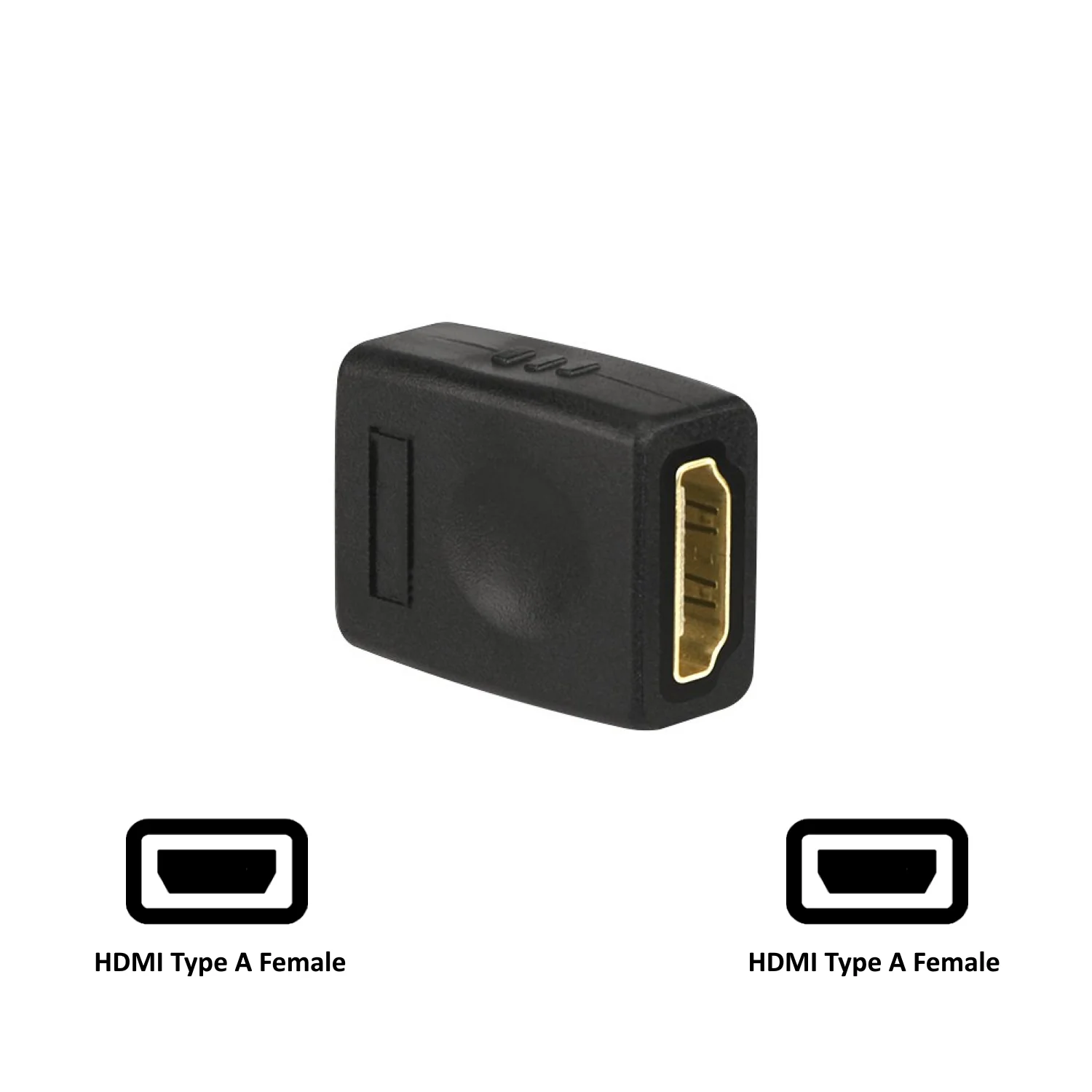Adaptador HDMI Fêmea para HDMI Fêmea Ewent EC1373 União de Cabos 4K Preto - Imagem 2