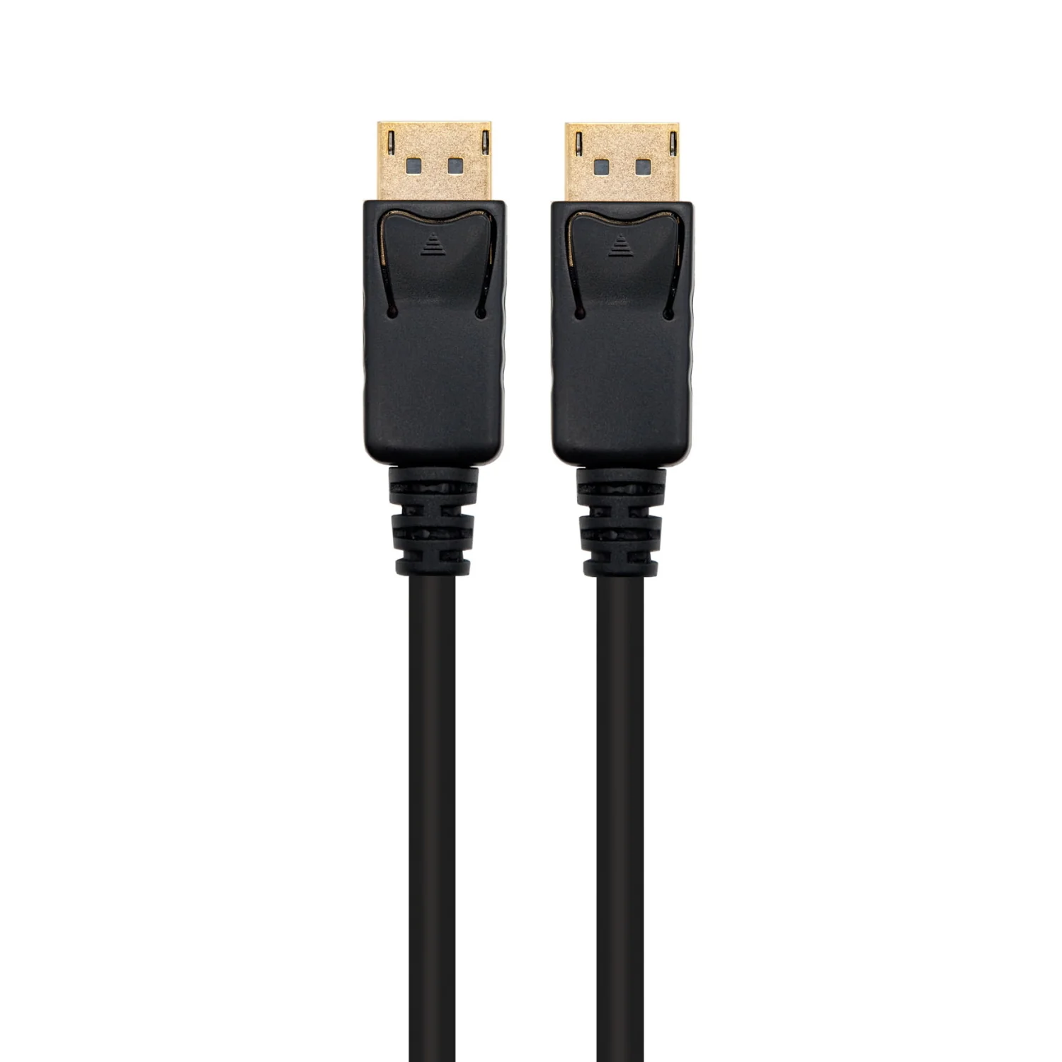 Cabo DisplayPort 1.2 Macho/Macho 4K 60Hz Dourado 1m Preto Ewent EC1410