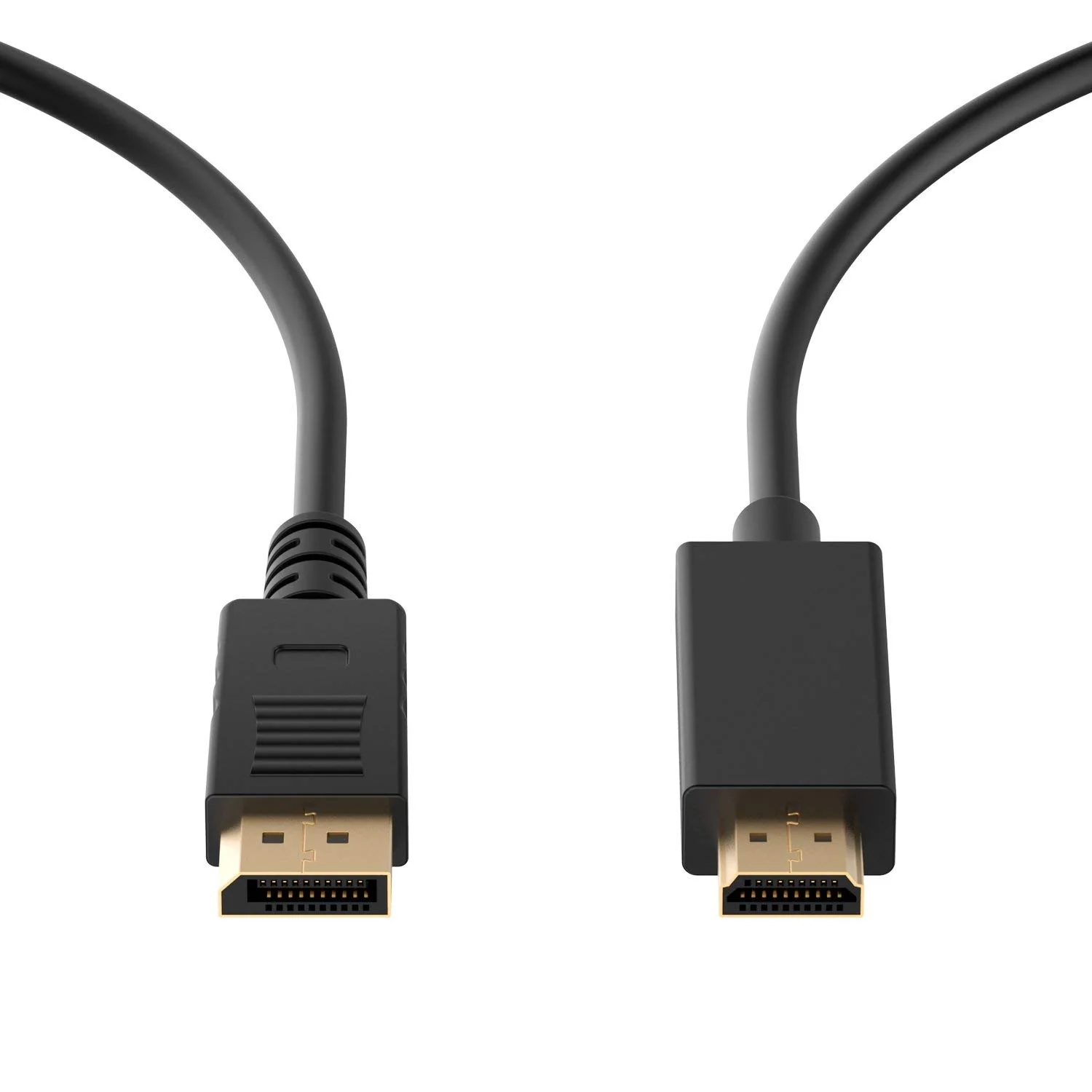 Cabo adaptador DisplayPort para HDMI 4K Ewent EC1431 1.8m gold-plated preto - Imagem 3