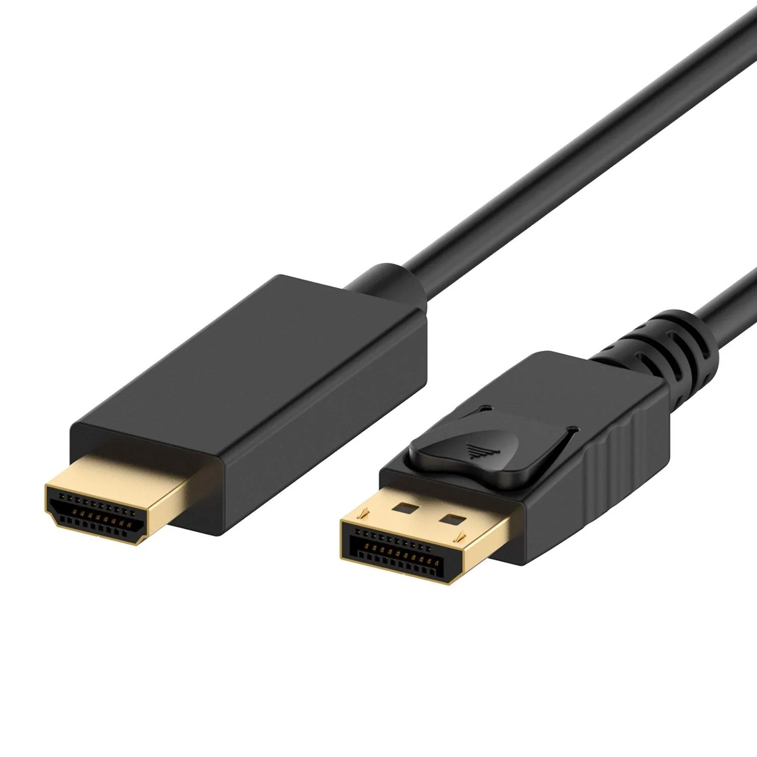 Cabo Adaptador DisplayPort para HDMI 1.2 Ewent EC1432 3 m 4K 3D Conectores Dourados Preto