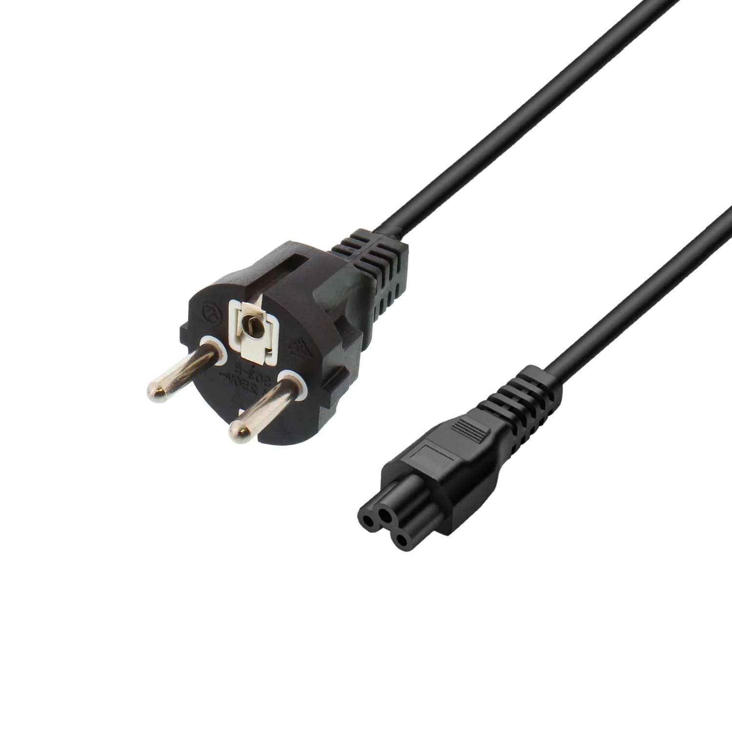 Cabo de alimentação Schuko para IEC C5 Ewent EC1907 1,8m preto - Imagem 2