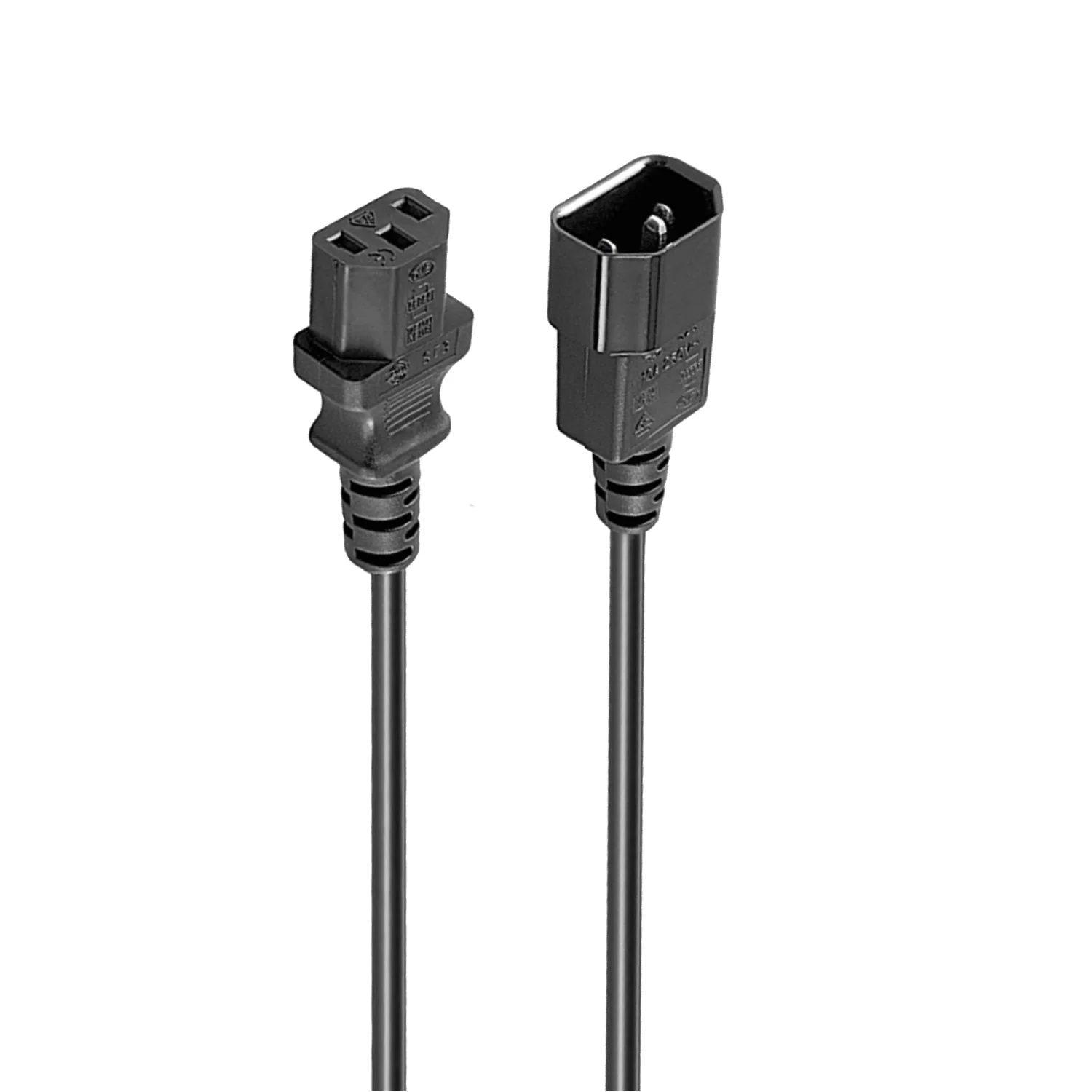 Cabo de extensão alimentação IEC C14 para C13 Ewent EC1915 5m preto