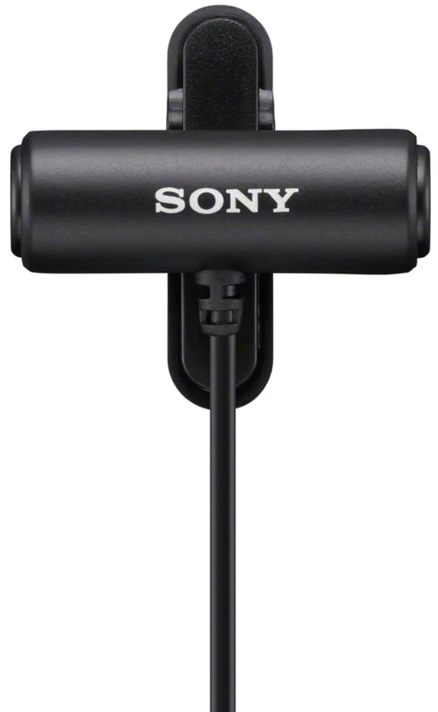 Microfone Lapela Sony ECM-LV1 Estéreo 3.5mm para Vlogs Entrevistas Compatível ECM-W2BT - Imagem 3