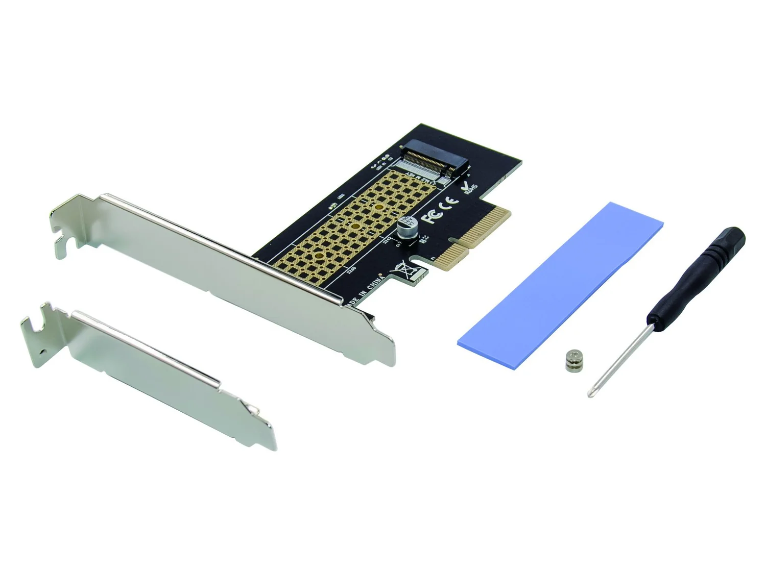 Placa adaptadora PCIe para SSD M.2 NVMe Conceptronic EMRICK05B - Imagem 2
