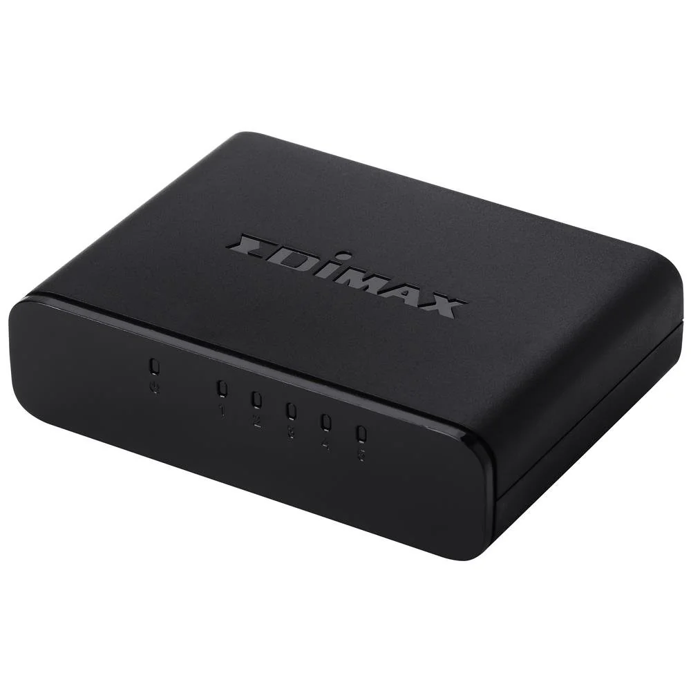 Switch Fast Ethernet Edimax ES-3305P 5 Portas 10/100 Desktop Plástico - Imagem 1
