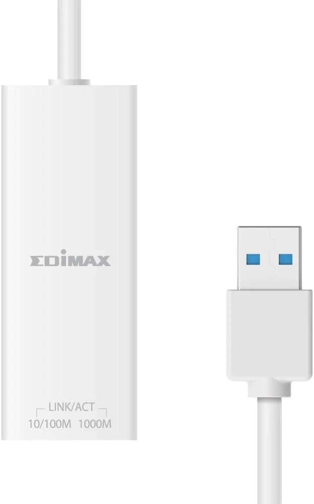 Adaptador de Rede Edimax USB 3.0 para Gigabit Ethernet 10/100/1000 Mbps - Imagem 2