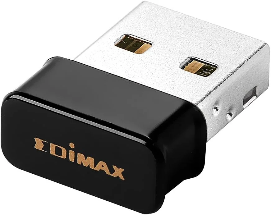 Adaptador Wi-Fi + Bluetooth USB Edimax EW-7611ULB N150 2 em 1 Nano USB 2.0 Bluetooth 4.0 Preto