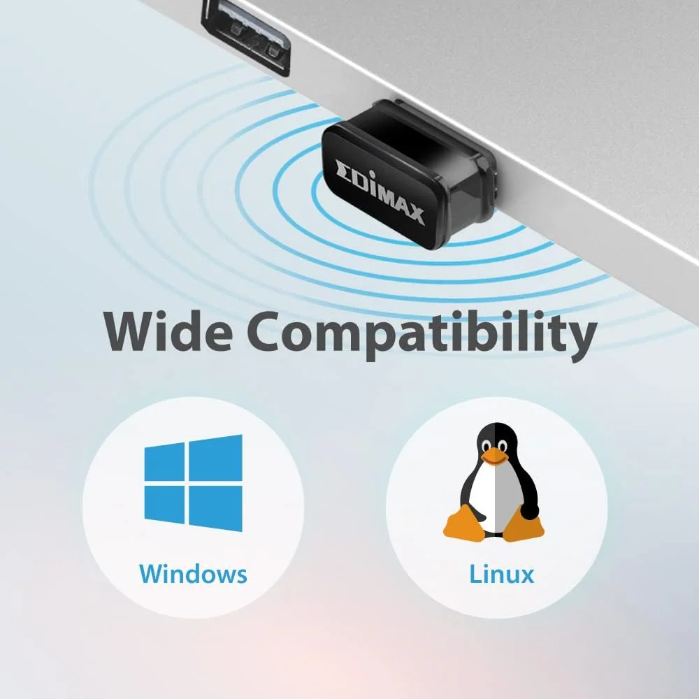 Adaptador USB Wi-Fi Edimax EW-7811ULC Nano AC600 Dual-Band - Imagem 8