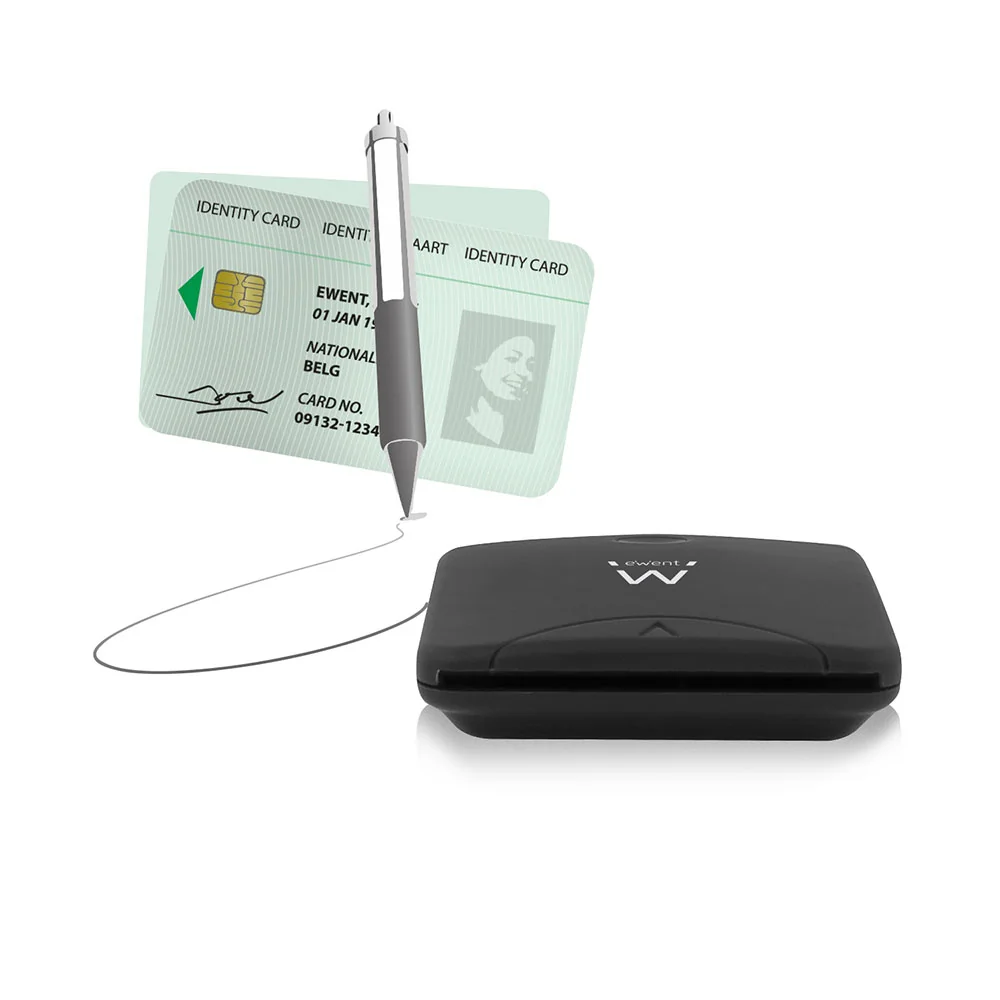 Leitor de cartão de cidadão USB 2.0 Ewent EW1052 preto - Imagem 2