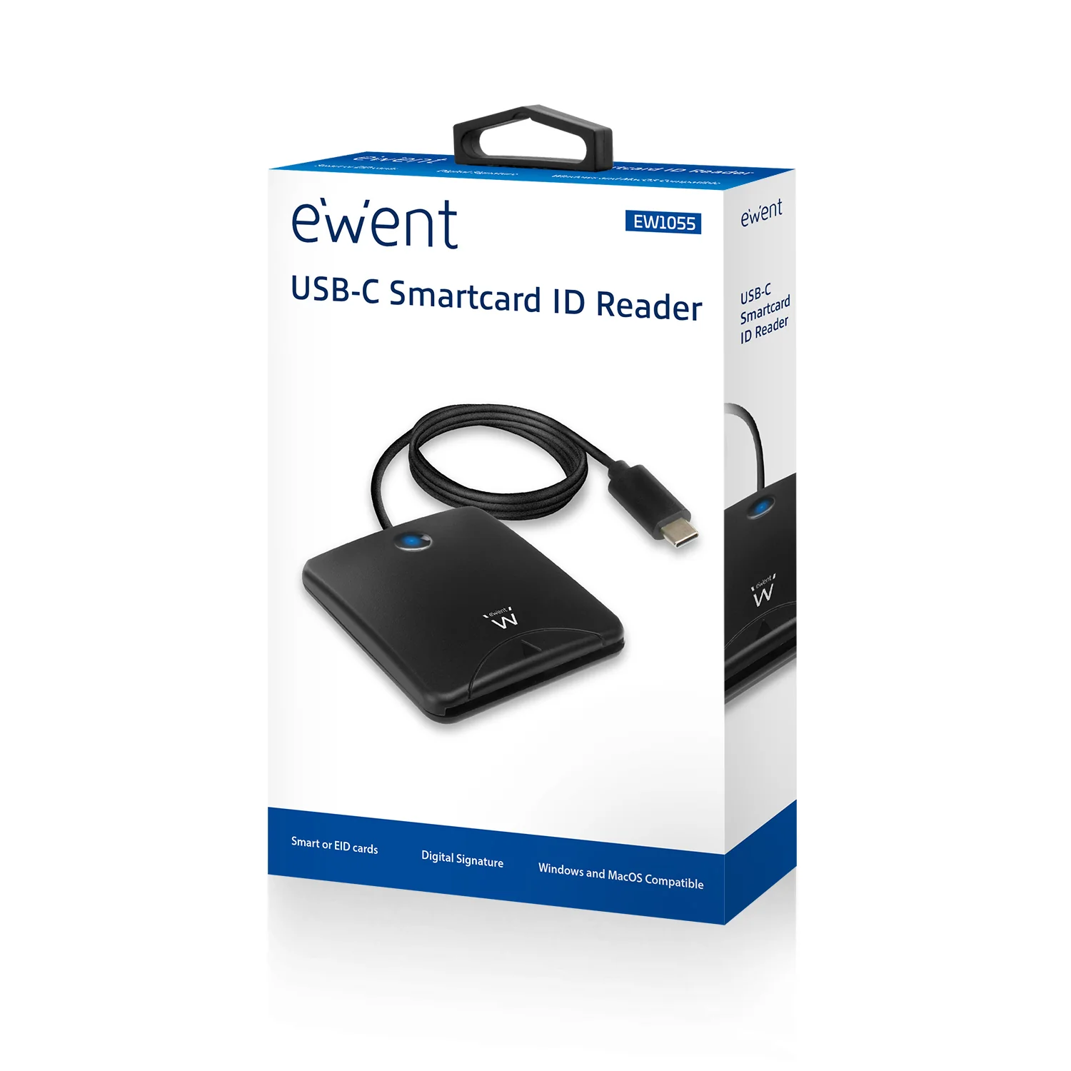 Leitor de Smart Card USB-C Ewent EW1055 para Cartão de Cidadão, Windows e macOS - Imagem 4