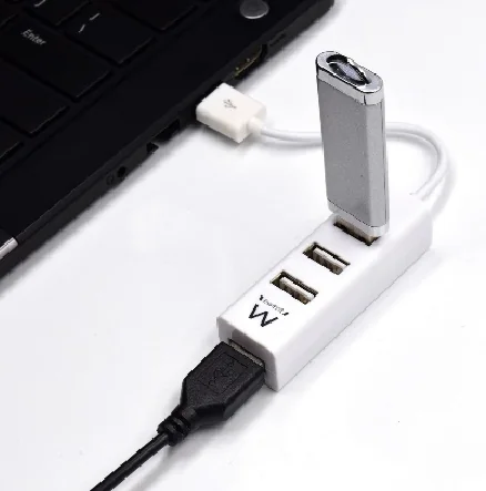Hub USB Ewent EW1122 USB 2.0 de 4 portas branco - Imagem 2