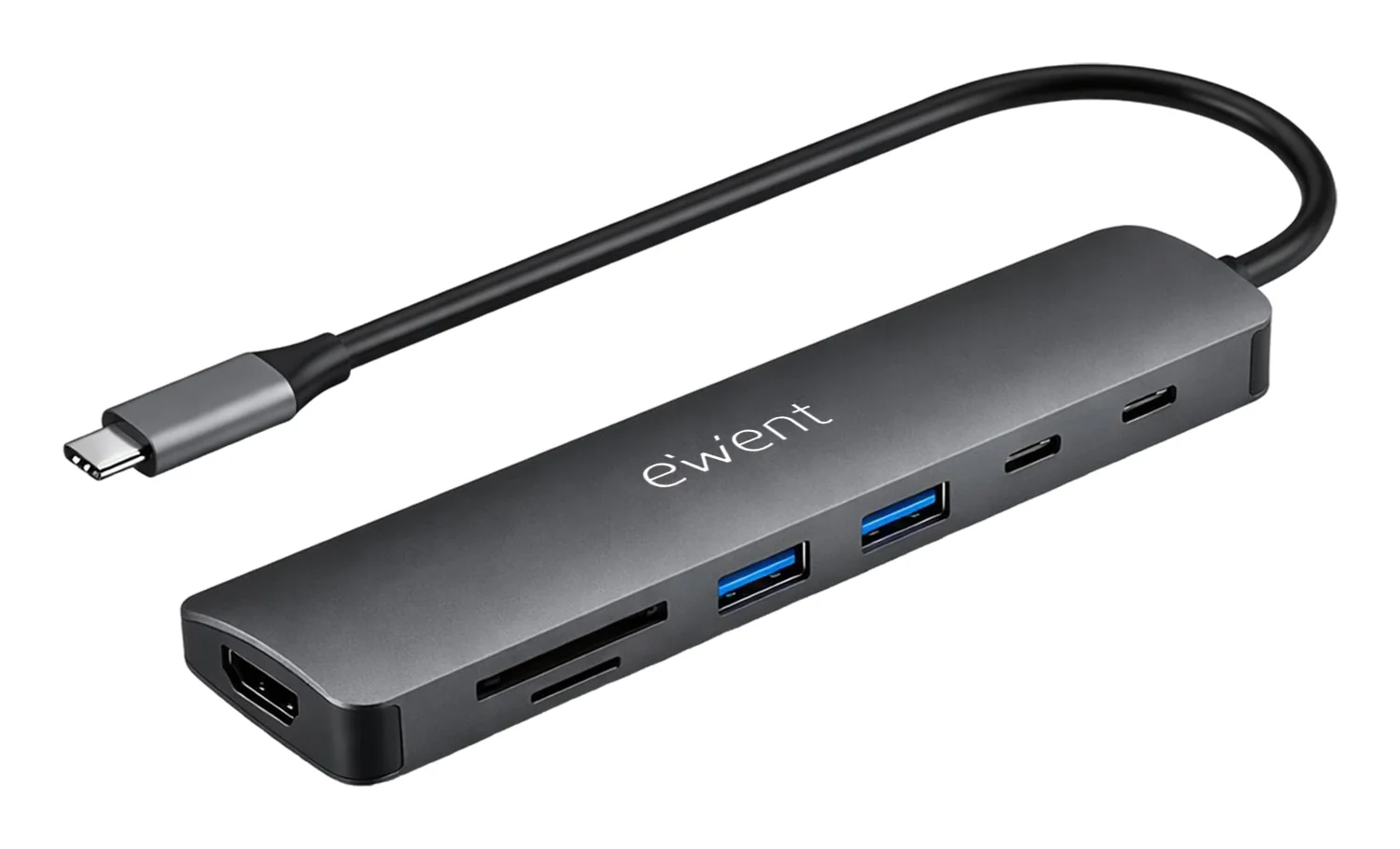 Docking station USB-C 7 em 1 HDMI 4K PD 100W Ewent EW1152
