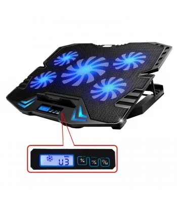 Base de Refrigeração Ewent EW1259 para Portátil até 17" com 5 Ventoinhas e 2 Portas USB - Imagem 2