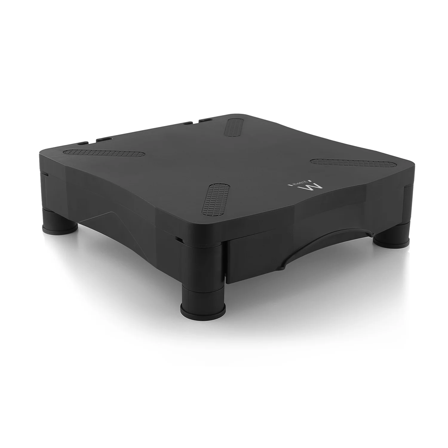 Suporte de Monitor Ewent EW1280 com Gaveta Organizadora Preto