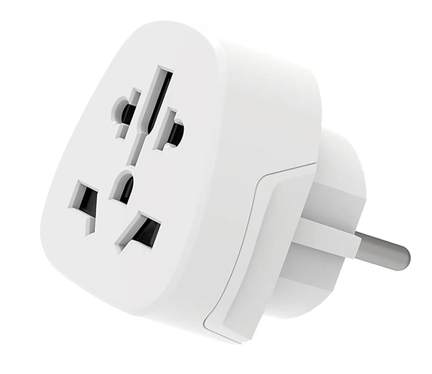 Adaptador de Viagem Universal para Europa Ewent EW1480 Branco - Imagem 1