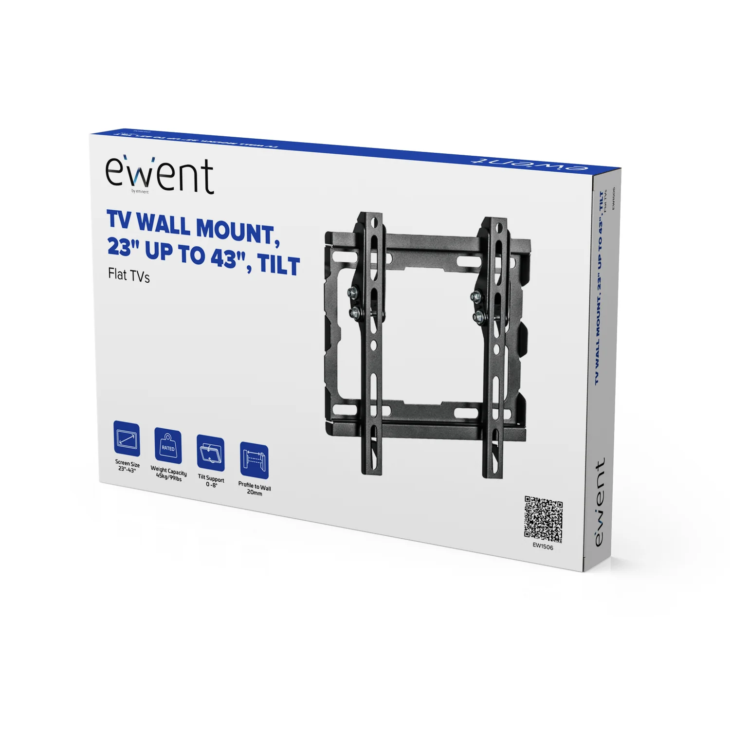 Suporte de Parede para TV Ewent EW1506 23-42" Inclinável VESA 200x200 até 35 kg - Imagem 3