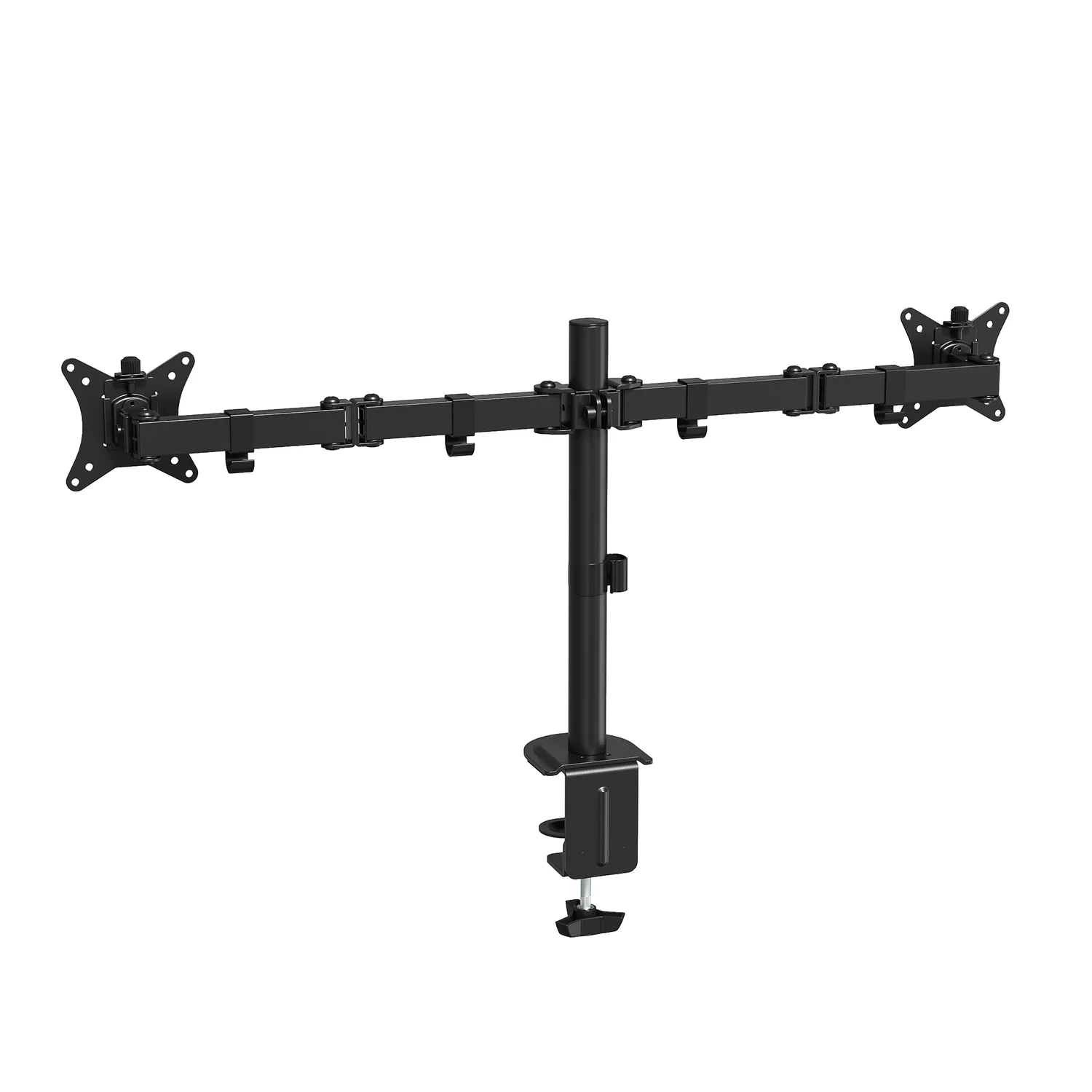 Suporte de Mesa para 2 Monitores Ewent EW1512, 13" a 32" e 8kg cada, VESA 100x100, Preto - Imagem 3