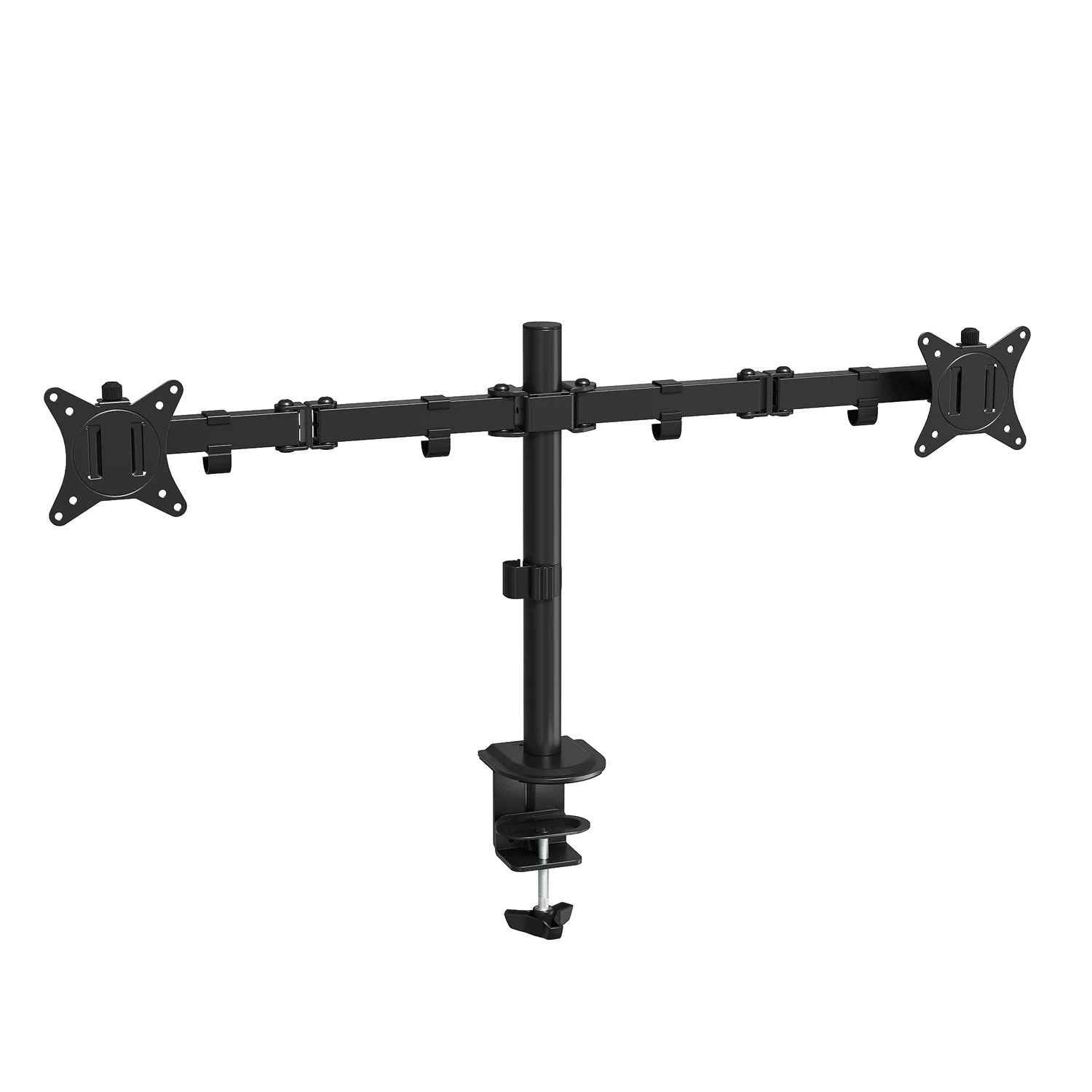 Suporte de Mesa para 2 Monitores Ewent EW1512, 13" a 32" e 8kg cada, VESA 100x100, Preto - Imagem 2