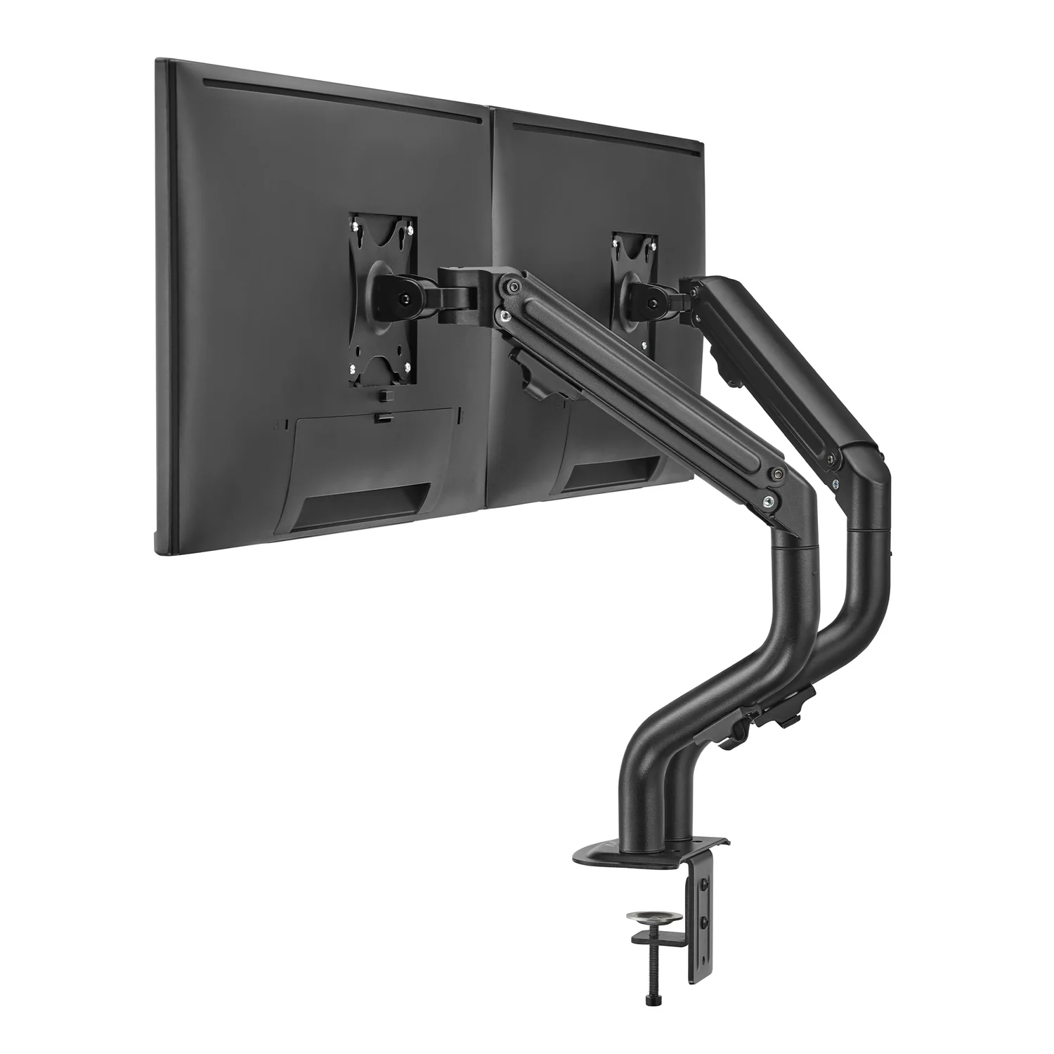 Suporte de Mesa para 2 Monitores Ewent EW1534, até 32" e 8kg cada, Mola Mecânica, VESA 100x100 - Imagem 2