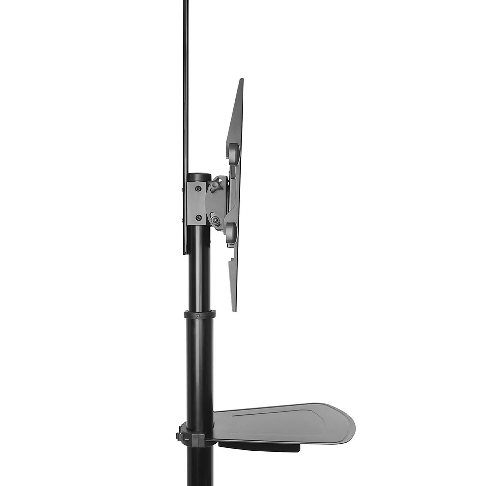 Suporte Móvel de Chão para TV Ewent EW1540 37-70" com Prateleiras VESA 600x400 Preto - Imagem 3