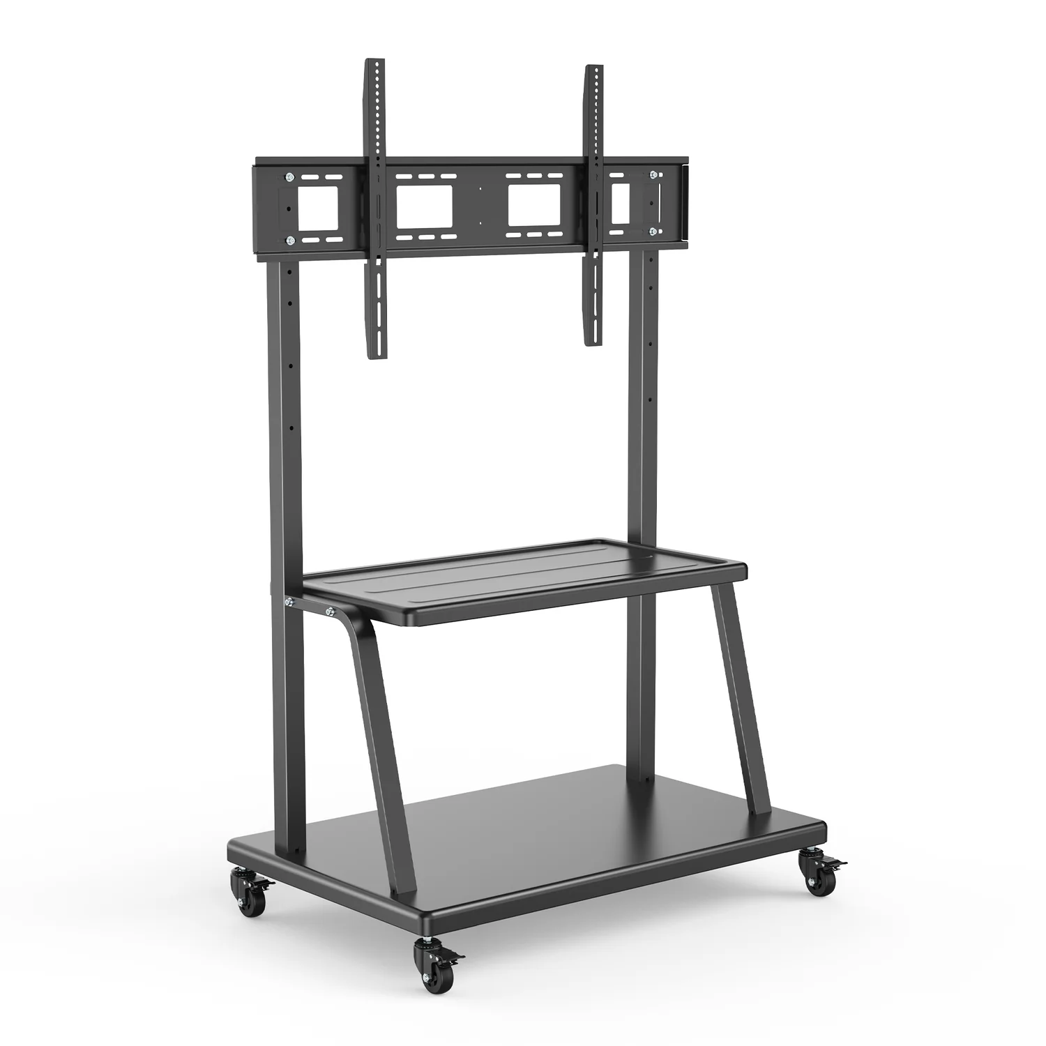 Suporte móvel de chão para TV 55"-120" Ewent EW1541 com prateleiras VESA 1000x600 até 150 kg preto