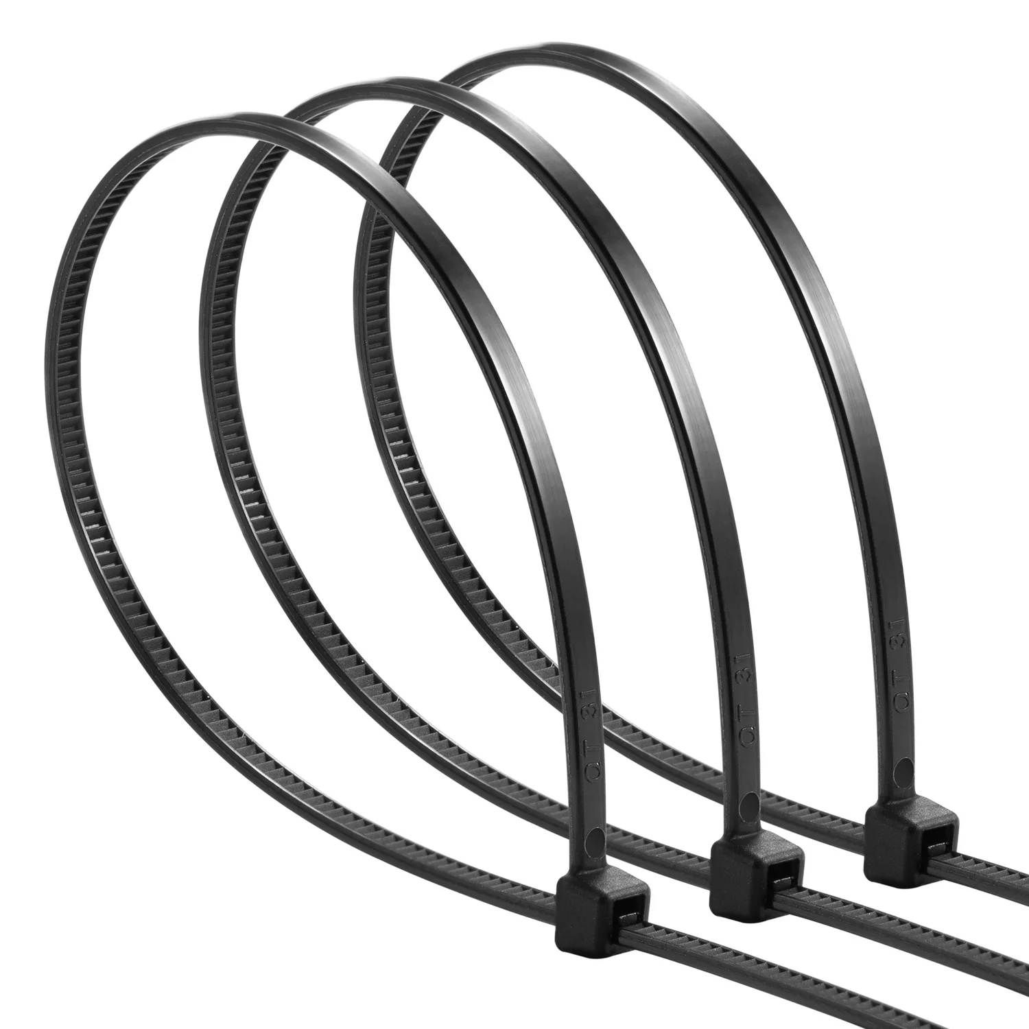 Abraçadeiras de nylon para cabos Ewent EW1564 200mm x 2.5mm pretas pack 100 unidades - Imagem 2