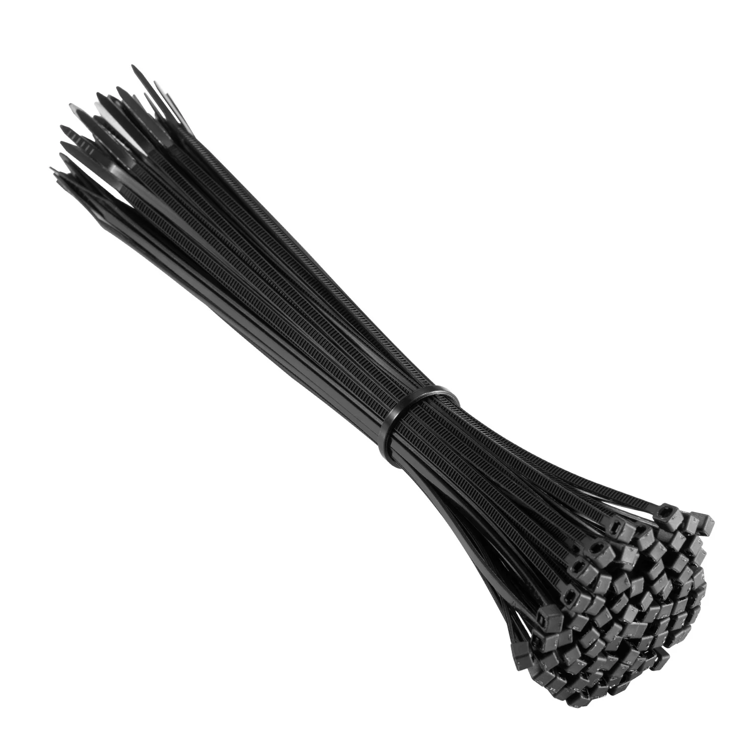 Abraçadeiras de nylon para cabos Ewent EW1564 200mm x 2.5mm pretas pack 100 unidades