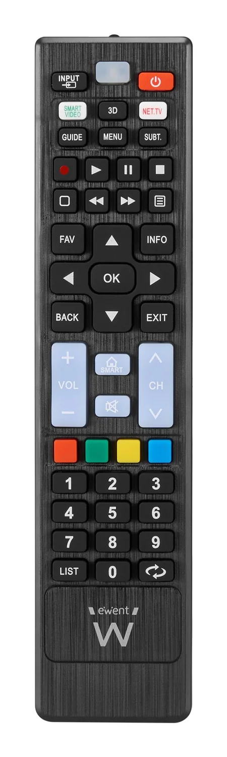 Comando universal Ewent EW1577 para TV LG Samsung Sony Hisense TCL com pilhas