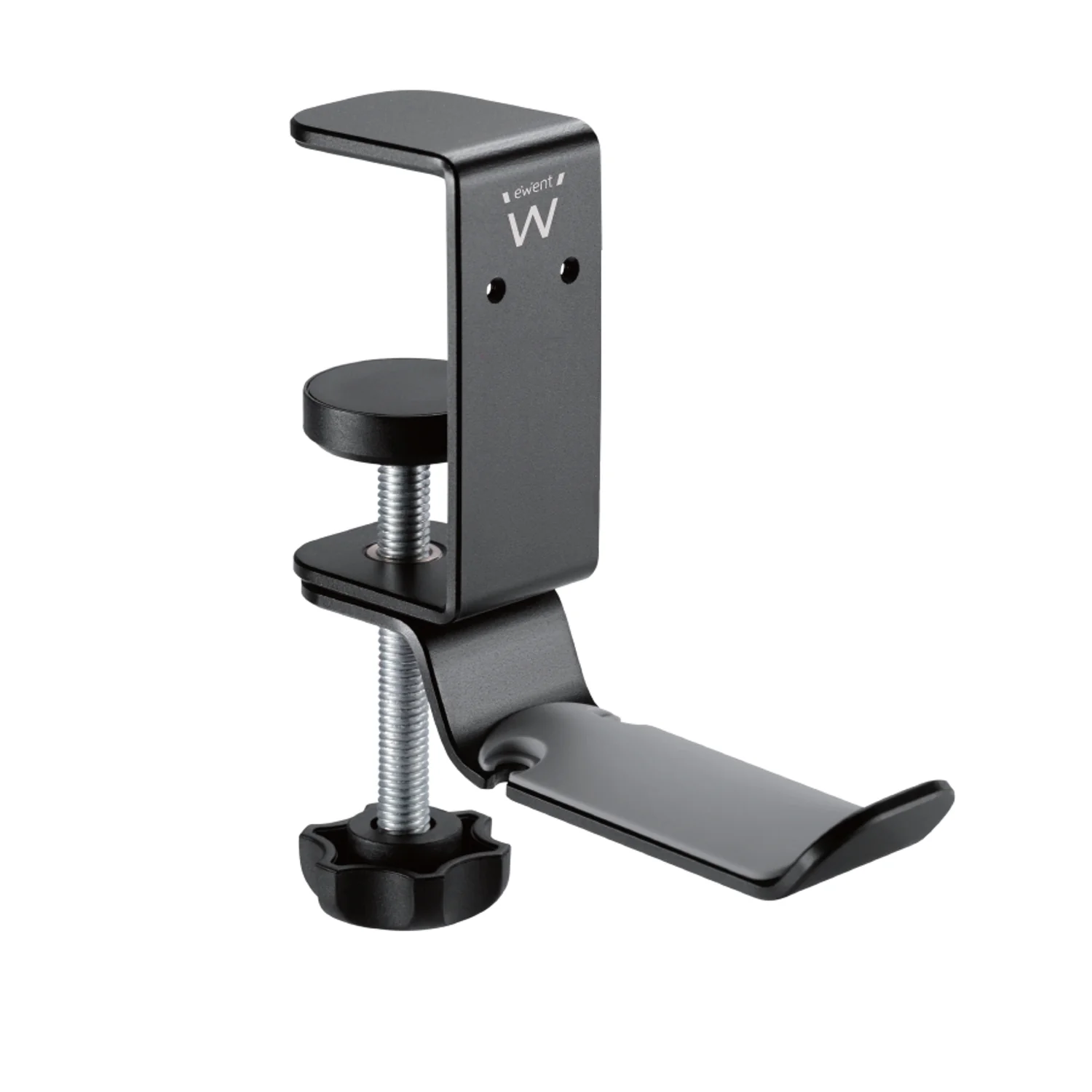 Suporte de Mesa Ajustável para Auscultadores Ewent EW1585 Universal Preto - Imagem 1