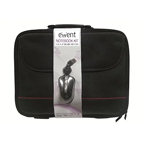 Mala portátil 15.6" Ewent EW2505 pasta preta com rato USB incluído