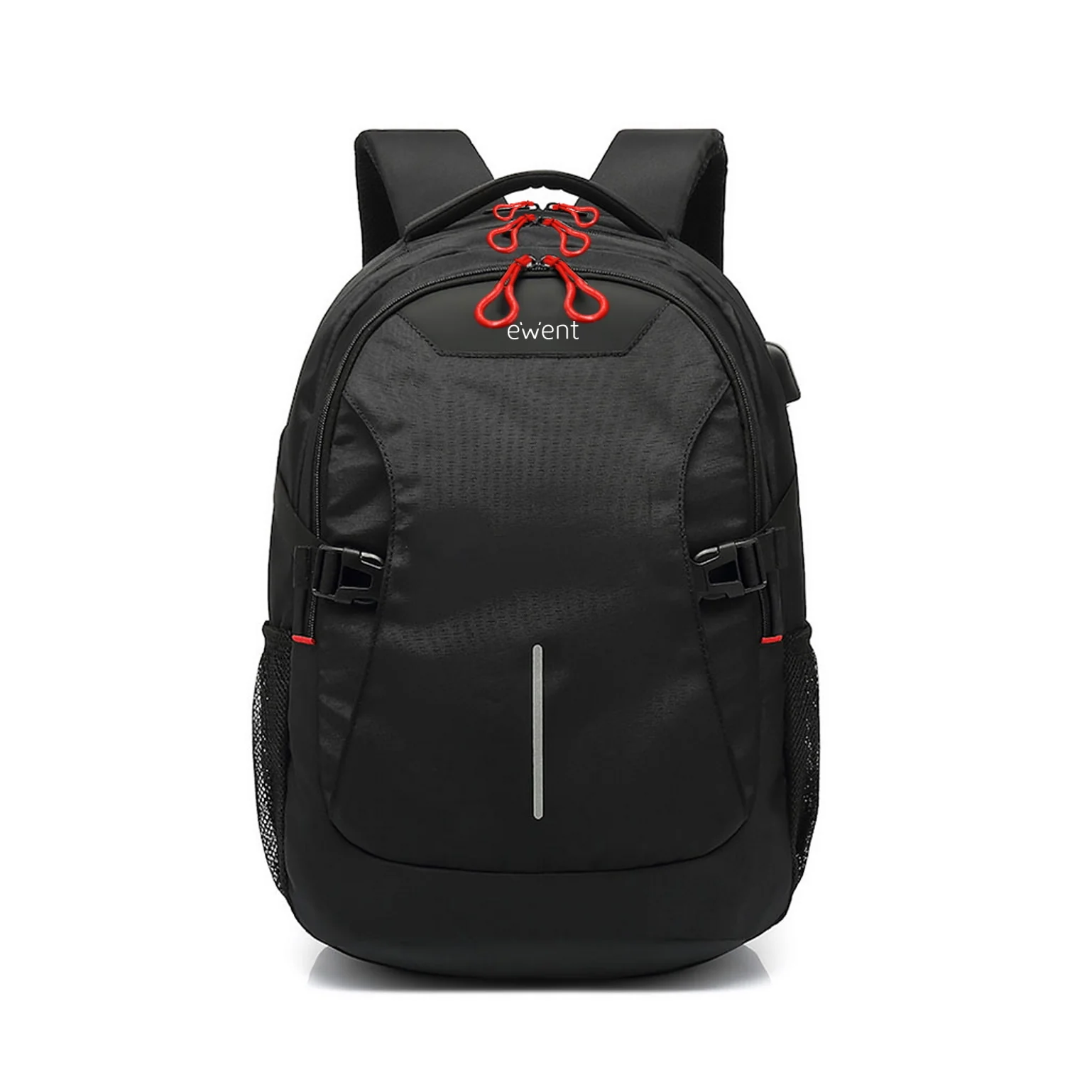 Mochila para Portátil Ewent EW2526 até 15,6", Preta com Porta USB, 26 Litros