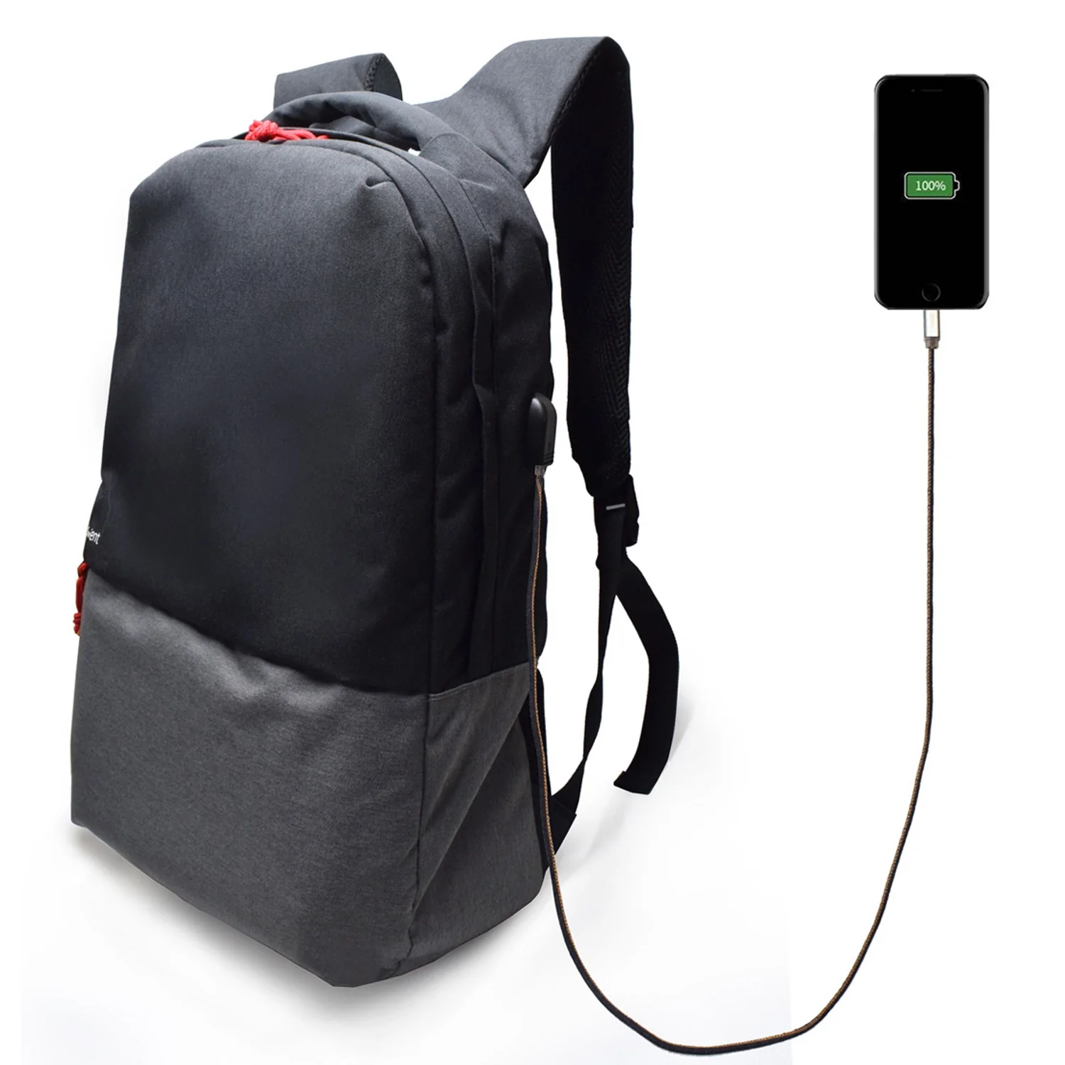 Mochila para portátil Ewent EW2529 17.3" preta com porta USB